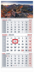 Nstenn kalendr TROJMESAN 2024 - Hory