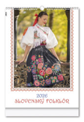 Nstenn kalendr SLOVENSK FOLKLR 2026