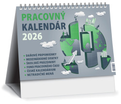 Stolov kalendr Pracovn mal 2026